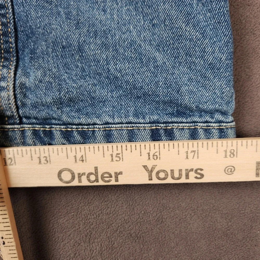 Levis Denim Trucker Jacket Youth Girls XL‎ Blue Jean Button Up